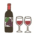 イラスト：ワイン
