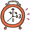 イラスト：食べる時間に気をつける