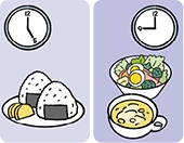 イラスト：午前のエネルギーを補給